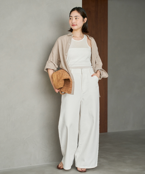 plage プラージュ　LINEN Gather ブラウス gather mini ブラウス（シャツ／ブラウス）｜Plage（プラージュ