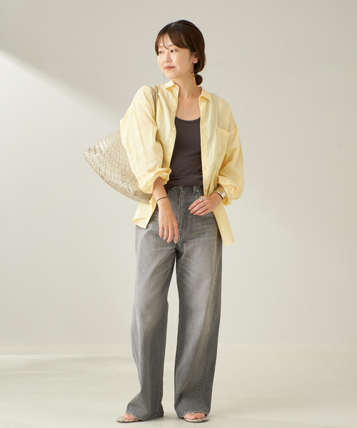 美品✨プラージュ リネンシャツ 24SS ドルマン ワイドシルエット plage ブラウス シャツ Linen Big レディース : ZOZOTOWN Yahoo