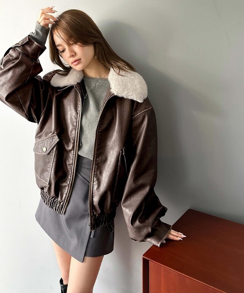 mily bilet ブルゾン アウター 「mily bilet」ヴィンテージ ライク