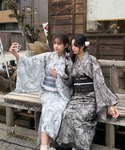 浴衣 ●レースデザイン浴衣 3点セット(キャミ...の詳細画像1