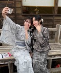 浴衣 ●レースデザイン浴衣 3点セット(キャミ...の詳細画像3