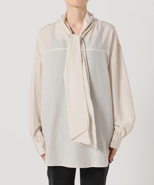 「Spick & Span」 長袖ブラウス - ベージュ レディース