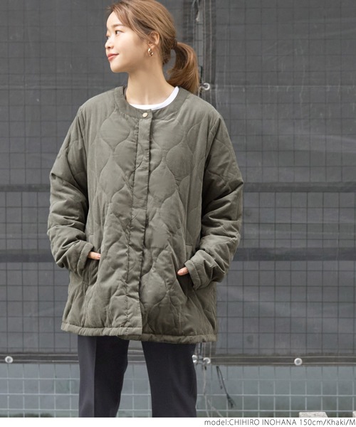 「coca（coca）」 ブルゾン M カーキ レディース_画像6