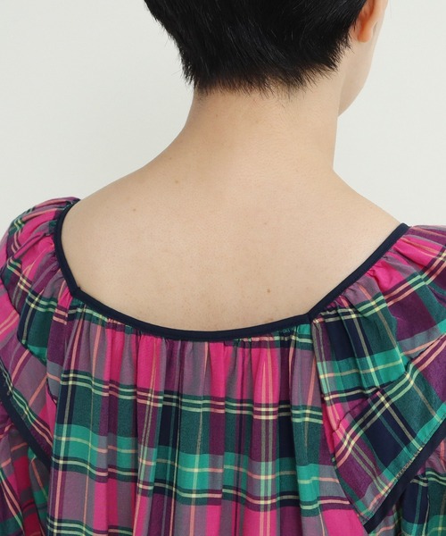 CHILD WOMAN（チャイルドウーマン） ワンピース マドラスチェック