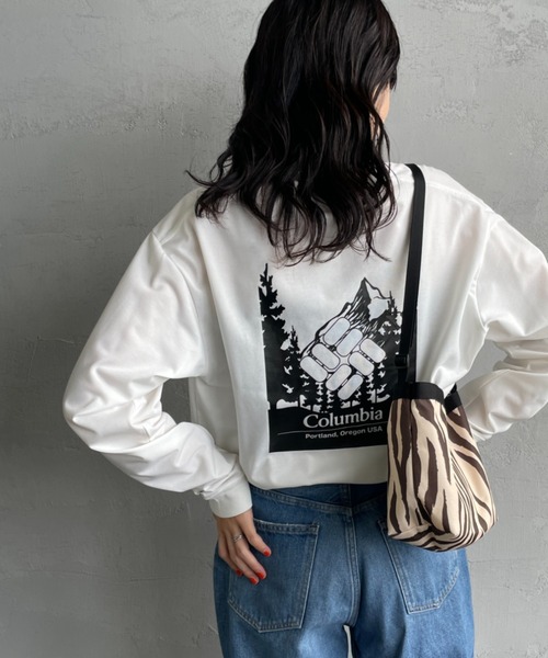 tシャツ 「WEB限定」「Columbia/コロンビア」 URBAN HIKE バックプリントロンT レディース メンズ