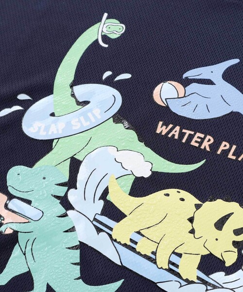 SLAP SLIP（スラップスリップ） tシャツ 「水にぬれると色が変わる