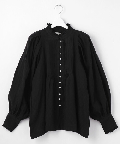 「Freada」 長袖ブラウス フリ- ブラック レディース FREAK'S STORE 「FREAK'S STORE」 長袖ブラウス フリ- ブラック