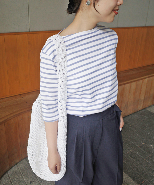 tシャツ ORCIVAL/オーシバル ゴブソデボーダーTEE #ORC0136 レディース ORCIVAL/オーシバル ゴブソデボーダーTEE #ORC0136（Tシャツ