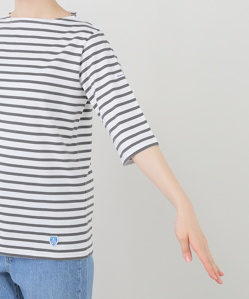ORCIVAL tシャツ ORCIVAL/オーシバル ゴブソデボーダーTEE