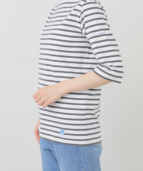 ORCIVAL tシャツ ORCIVAL/オーシバル ゴブソデボーダーTEE