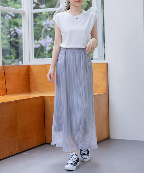 d.i.a スカート DAY CLOSET スカート レディース 程よい透け感。シアーメロウ