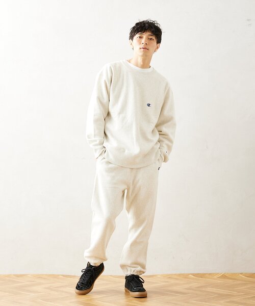 Champion（チャンピオン） スウェットカットソー LARGE アイボリー