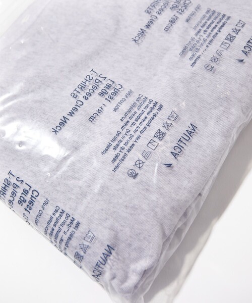 「NAUTICA」 半袖Tシャツ SMALL グレー メンズ