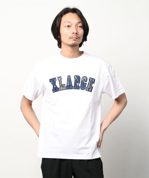 「XLARGE」 半袖Tシャツ M ホワイト メンズ