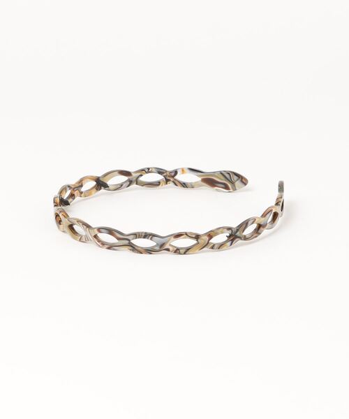 【未使用級】ALEXANDRE DE PARIS　カチューシャ　ブラウン ALEXANDRE DE PARIS(アレクサンドル ドゥ パリ)｜カチューシャ
