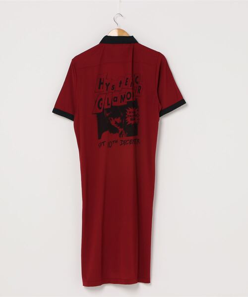 HYSTERIC GLAMOUR 「HYSTERIC GLAMOUR」 半袖ワンピース FREE レッド