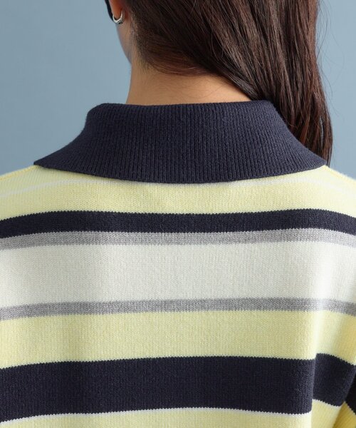 mystic（ミスティック） ニット セーター マルチボーダーラガーニット