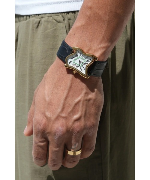 laphont 腕時計 LAPHONT 腕時計 SQUARE MELTING WATCH SMALL メンズ : ZOZOTOWN