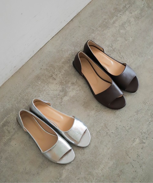 「NOMBRE IMPAIR」 フラットサンダル 36 シルバー レディース_画像7