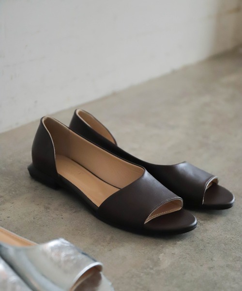 「NOMBRE IMPAIR」 フラットサンダル 36 シルバー レディース_画像8