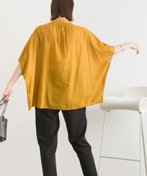 「terrace」 半袖ブラウス MEDIUM オレンジ レディース_画像5