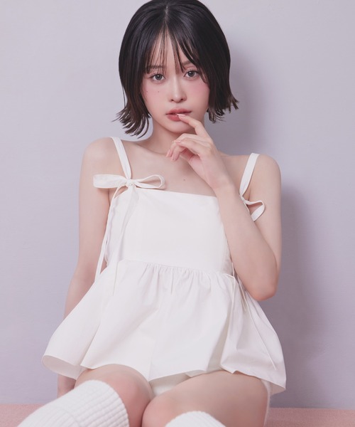 RAVIJOUR（ラヴィジュール） カップ付き キャミソール 「MINAMOコラボ