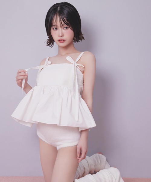 RAVIJOUR（ラヴィジュール） カップ付き キャミソール 「MINAMOコラボ