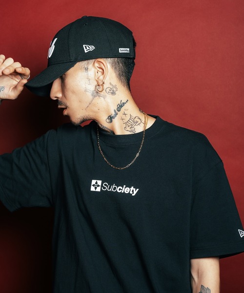 Subciety（サブサエティ） ニューエラ tシャツ S/S Cotton Tee 
