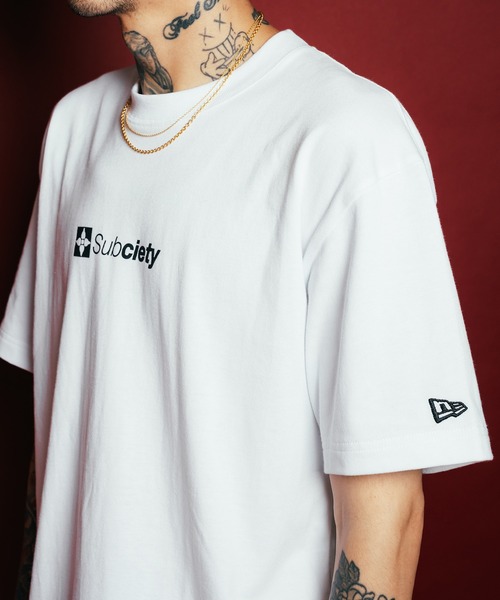 Subciety（サブサエティ） tシャツ S/S Cotton Tee Subciety × New Era