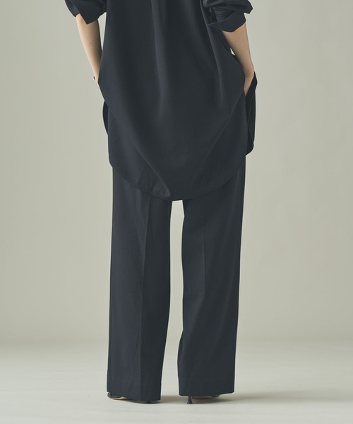 Curensology（カレンソロジー） パンツ /ウールライクストレッチパンツ