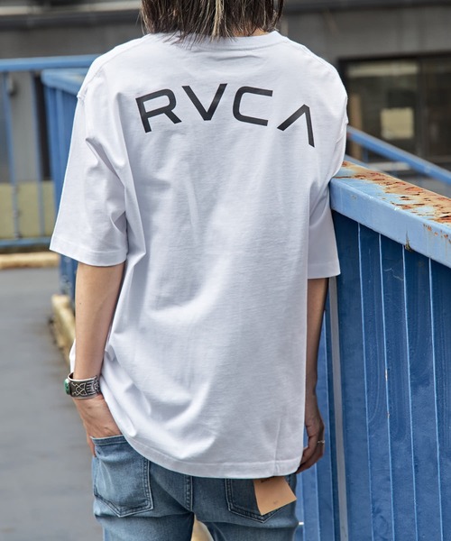 「RVCA」 半袖Tシャツ MEDIUM ベージュ メンズ_画像6