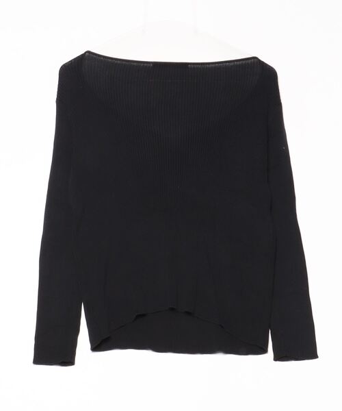 「B ability」 長袖カットソー 38 ブラック レディース_画像2
