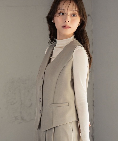 LOWO ベスト ジレ レディース : ZOZOTOWN Yahoo!店 - 通販 - Yahoo