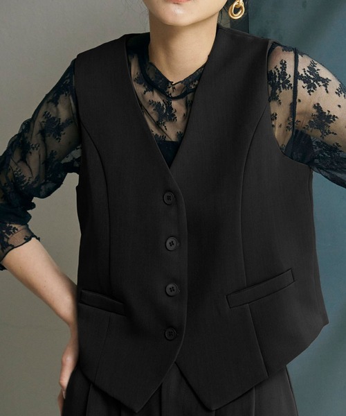 LOWO ベスト ジレ レディース : ZOZOTOWN Yahoo!店 - 通販 - Yahoo