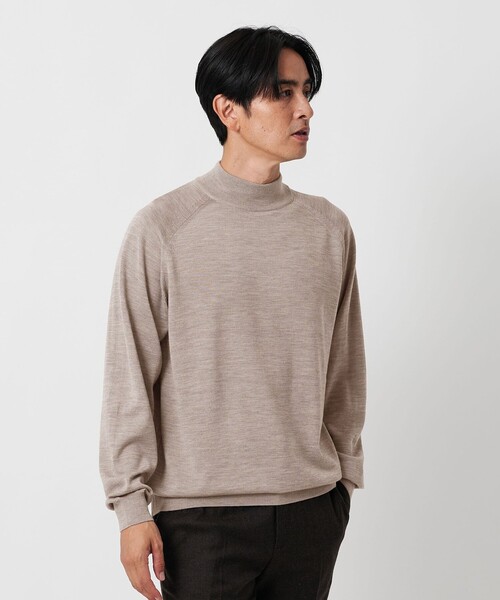 【nanさま】ユナイテッドアローズ ウール ニット セーター タートル 薄手 BEAUTY＆YOUTH UNITED ARROWS セーター ニット SUPER130 ウール