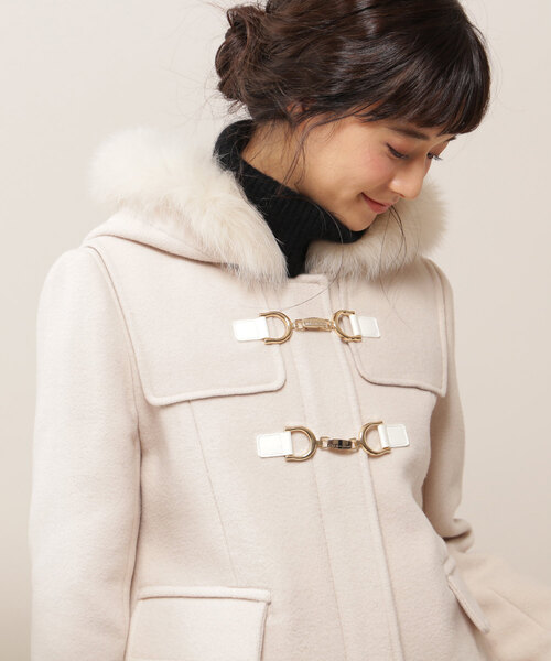 「JILL by JILL STUART」 ダッフルコート MEDIUM ベージュ レディース_画像5