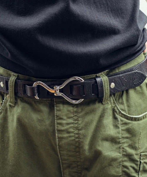 Subciety（サブサエティ） ベルト Paisley hook belt メンズ