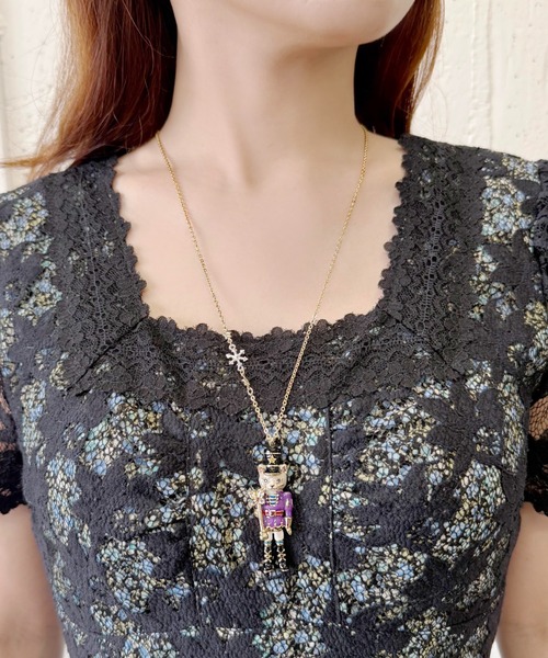 ANNA SUI（アナスイ） ネックレス くるみ割り猫モチーフ ネックレス