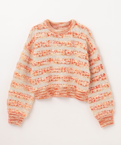 「GRACE CONTINENTAL」 長袖ニット 36 パープル レディース_画像8