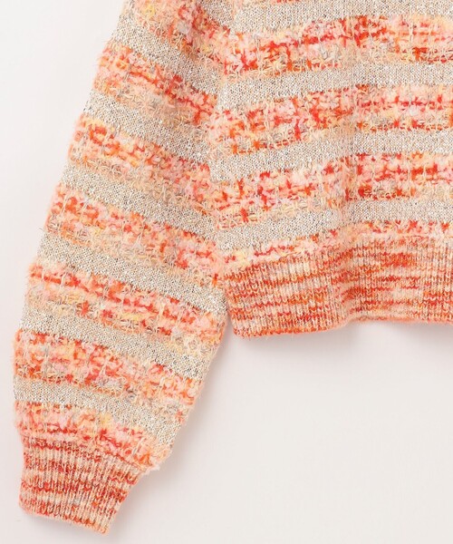 「GRACE CONTINENTAL」 長袖ニット 36 パープル レディース_画像10