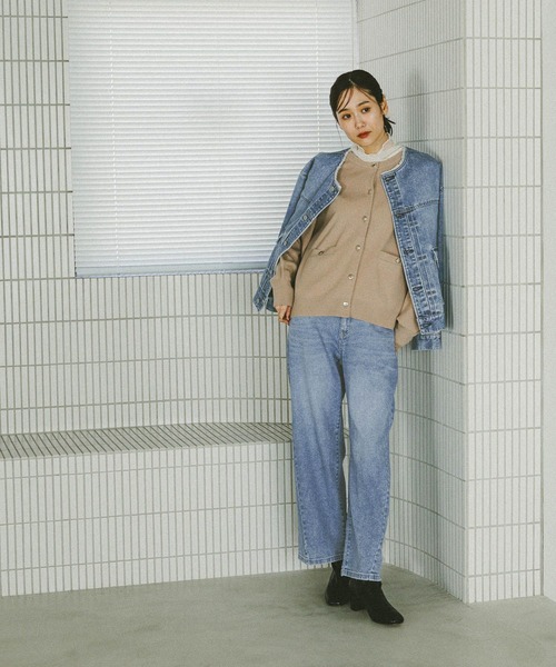 ジーンズ デニム デニムパンツ GOODデニムリラックスワイドパンツ/595403 レディース | GLOBAL WORK | 03