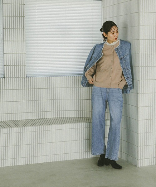 ジーンズ デニム デニムパンツ GOODデニムリラックスワイドパンツ/595403 レディース | GLOBAL WORK | 05