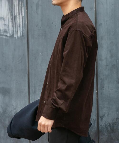 URBAN RESEARCH ROSSO MEN シャツ アーバンリラックスコーデュロイ