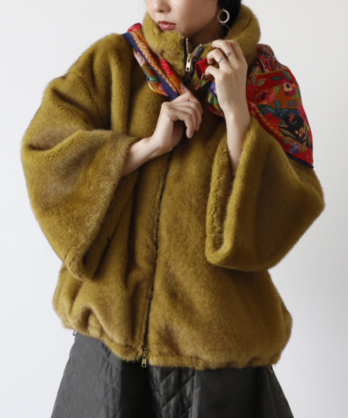 Three Four Time（スリーフォータイム） ブルゾン アウター ミンクエコ