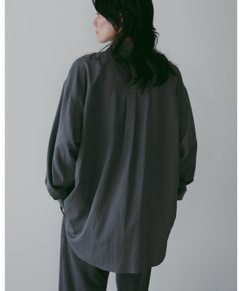 anuke（アンヌーク） ブラウス シャツ Stitch Over Shirts レディース
