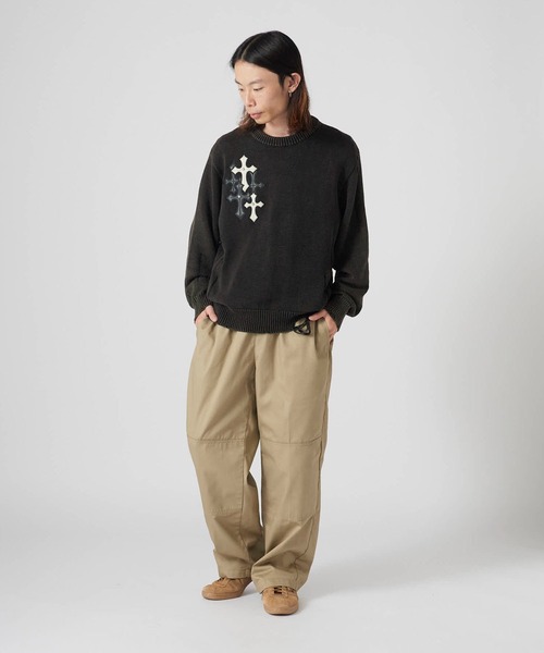 SUPPLIER（サプライヤー） セーター ニット Dietressed Multiple Cross