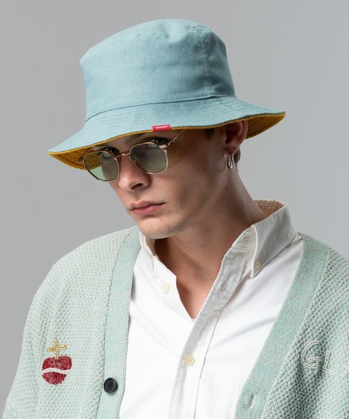 glamb（グラム） 帽子 ハット メンズ Reversible Bucket Hat