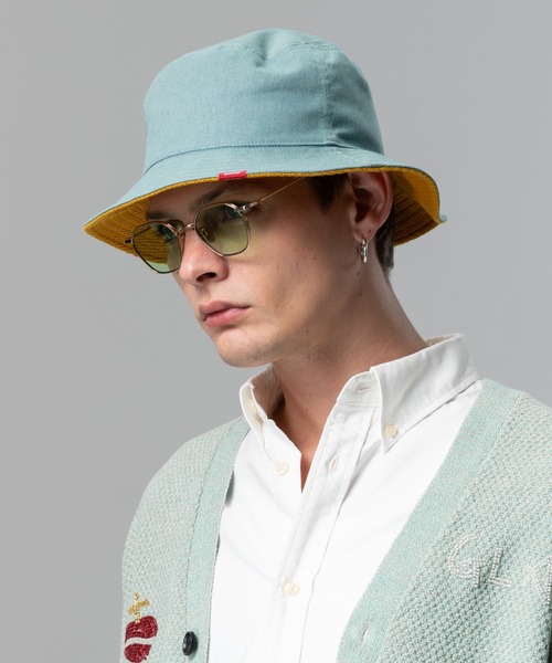 glamb（グラム） 帽子 ハット メンズ Reversible Bucket Hat