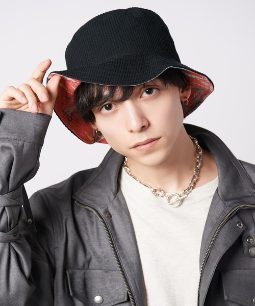 glamb（グラム） 帽子 ハット Reversible Bucket Hat / リバーシブル