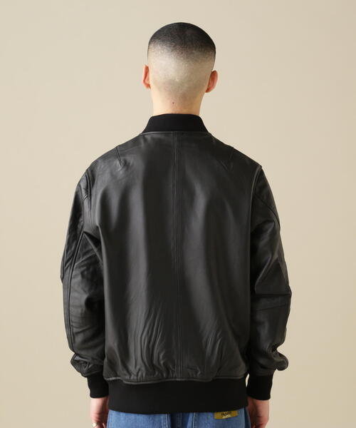 AVIREX（アヴィレックス） レザーブルゾン 2XL ブラック レディース